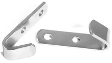52 x 13 x 2 mm verzinkt corrosseriehaak - schroefbaar touwhaak