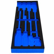 8 delige foam inlay - schroevendraaier inlegstuk - gereedschapswagen inzetstuk - asta