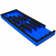 8 delige foam inlay - schroevendraaier inlegstuk - gereedschapswagen inzetstuk - asta