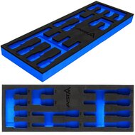 12 delige foam inlay - inbusdoppen inlegstuk - gereedschapswagen inzetstuk - asta