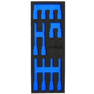 12 delige foam inlay - inbusdoppen inlegstuk - gereedschapswagen inzetstuk - asta