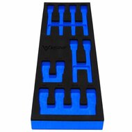 12 delige foam inlay - inbusdoppen inlegstuk - gereedschapswagen inzetstuk - asta