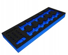 23 delige foam inlay - torxdoppen en toxbitten inlegstuk - gereedschapswagen inzetstuk - asta