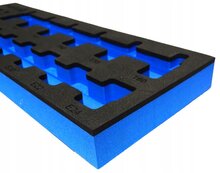 23 delige foam inlay - torxdoppen en toxbitten inlegstuk - gereedschapswagen inzetstuk - asta