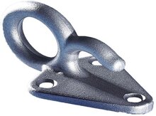 70 x 40 mm gietijzeren touwhaak met oog - bindhaak - bindoog - aanhanger sjoroog - gaaskleed haak