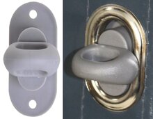 42 x 22 mm draaisluiting kunststof - zeilsluiting - patentdraaier - twistlock voor dekzeilen en gaaskleden - tourniquet draaier