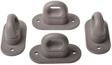 42 x 22 mm draaisluiting kunststof - zeilsluiting - patentdraaier - twistlock voor dekzeilen en gaaskleden - tourniquet draaier
