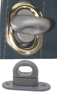 42 x 22 mm draaisluiting kunststof - zeilsluiting - patentdraaier - twistlock voor dekzeilen en gaaskleden - tourniquet draaier