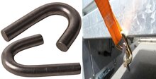 10 mm dik 65 mm lang lasbaar touwhaak&nbsp;- metalen&nbsp;aanhangerhaak - bindhaak - trailerhaak&nbsp; - sjorhaak
