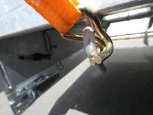 10 mm dik 65 mm lang lasbaar touwhaak&nbsp;- metalen&nbsp;aanhangerhaak - bindhaak - trailerhaak&nbsp; - sjorhaak