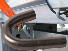 10 mm dik 65 mm lang lasbaar touwhaak&nbsp;- metalen&nbsp;aanhangerhaak - bindhaak - trailerhaak&nbsp; - sjorhaak