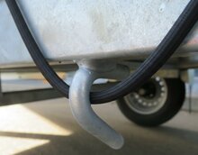 10 mm dik 65 mm lang lasbaar touwhaak&nbsp;- metalen&nbsp;aanhangerhaak - bindhaak - trailerhaak&nbsp; - sjorhaak