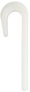 65 x 20 mm wit kunststof nylon&nbsp;touwhaak schroefbevestiging&nbsp;- witte bindhaak voor de aanhanger - sjorhaak - nethaa