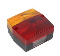 95x100x50mm achterlicht vierkant 12 volt  - achterlamp - achterlicht - aanhanger achterlamp - verlichting