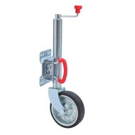 60 mm neuswiel - aanhanger neus wiel - steunwiel draaibaar - aanhangersteunwiel - gmp