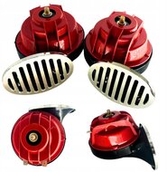 110 db tweetonig claxon - hoorn 12 volt - 500 hz toeter - auto toeter - signaalhoorn - gmp