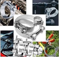 80-85 mm -&nbsp;24 mm breed&nbsp;slangklem - buisklem staal verzinkt - scharnierboutklem - bevestigingsklem - hose clamp - bandklem&nbsp;
