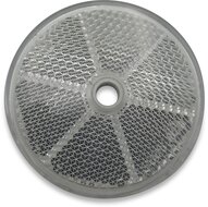 reflector wit 85 mm rond met boutgat 