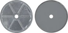 reflector wit 85 mm rond met boutgat 