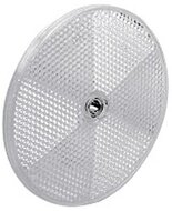 reflector wit 85 mm rond met boutgat 