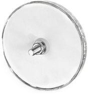 63 mm ronde oranje reflector met e20 keur - amber reflector met boutverbinding - aanhangerreflector voor de zijkant rond