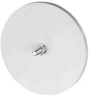 63 mm ronde witte&nbsp;reflector met e20 keur - &nbsp;reflector wit&nbsp;met boutverbinding - aanhangerreflector voor de 