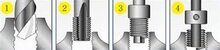 m24 x 2.0 draadreparatie set - helicoil set - schroefdraad reparatieset - helicoils - schroefdraadherstel set - satra