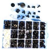 nissan autoclips assortiment 408&nbsp;delig - drukclips&nbsp;- deurpaneel clips - interieurclips - autoclips asta