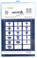 nissan autoclips assortiment 408&nbsp;delig - drukclips&nbsp;- deurpaneel clips - interieurclips - autoclips asta