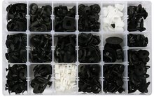 nissan autoclips assortiment 408&nbsp;delig - drukclips&nbsp;- deurpaneel clips - interieurclips - autoclips asta