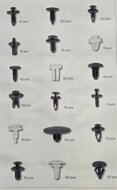ford interieur 415 delige clip set - autoclips&nbsp;- interieurclips - autoklemmen - bekledingclips asta