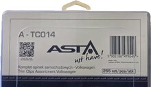 vokswagen interieur 255 delige clip set - autoclips&nbsp;- interieurclips - autoklemmen - bekledingclips asta&nbsp;