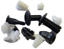 mitsubishi autoclips assortiment 370 delig - deurpaneel clips - interieurclips - bekledingclips&nbsp;- dashbordklemmen