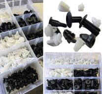 mitsubishi autoclips assortiment 370 delig - deurpaneel clips - interieurclips - bekledingclips&nbsp;- dashbordklemmen