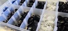 opel interieur clip set 300 delig - autoclips 300 dlg - interieurclips - kunstof bekledingclips - bevestigingsklemmen