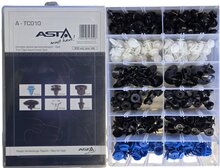 opel interieur clip set 300 delig - autoclips 300 dlg - interieurclips - kunstof bekledingclips - bevestigingsklemmen