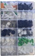 audi Interieurclip set 160 delig - autobekledingclisp&nbsp;- kunststofklemmen - trimclips - autoclips&nbsp;- drukclips