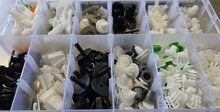 audi Interieurclip set 160 delig - autobekledingclisp&nbsp;- kunststofklemmen - trimclips - autoclips&nbsp;- drukclips