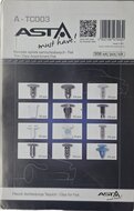 fiat autoclips assortiment 308 delig - kunstof drukkers&nbsp;- deurpaneel clips - interieurclips - trimclips