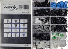fiat autoclips assortiment 308 delig - kunstof drukkers&nbsp;- deurpaneel clips - interieurclips - trimclips