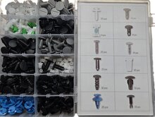 fiat autoclips assortiment 308 delig - kunstof drukkers&nbsp;- deurpaneel clips - interieurclips - trimclips