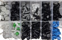 fiat autoclips assortiment 308 delig - kunstof drukkers&nbsp;- deurpaneel clips - interieurclips - trimclips