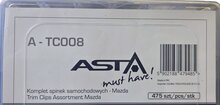 mazda autoclips assortiment 475&nbsp;delig - klemmen - deurpaneel clips - kunststof interieurclips - trim drukkers