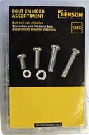 125 delige bouten en moeren assortiment met kruiskop - m5 en m6 bouten en moeren - assortimentsbakje bout en moer