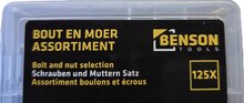 125 delige bouten en moeren assortiment met kruiskop - m5 en m6 bouten en moeren - assortimentsbakje bout en moer