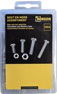 125 delige bouten en moeren assortiment met kruiskop - m5 en m6 bouten en moeren - assortimentsbakje bout en moer