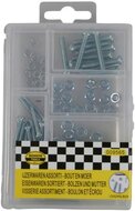 50 delige assortiment doosje m3 - m4 en m5 bouten en moeren met kruiskop - moer en bout - opbergboxje bouten en moeren