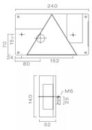 multipoint 1 achterlicht links 12 volt - achterlicht&nbsp;135x240mm met bajonet aansluiting&nbsp;-&nbsp; asp&ouml;ck aanhangerverlichting