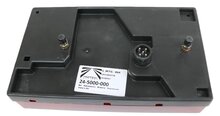 multipoint 1 achterlicht links 12 volt - achterlicht&nbsp;135x240mm met bajonet aansluiting&nbsp;-&nbsp; asp&ouml;ck aanhangerverlichting