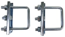 2 delige montageklem koker voor&nbsp;neuswielklem&nbsp;-&nbsp;klemmen voor kokerprofiel - u beugel voor een neuswiel klem